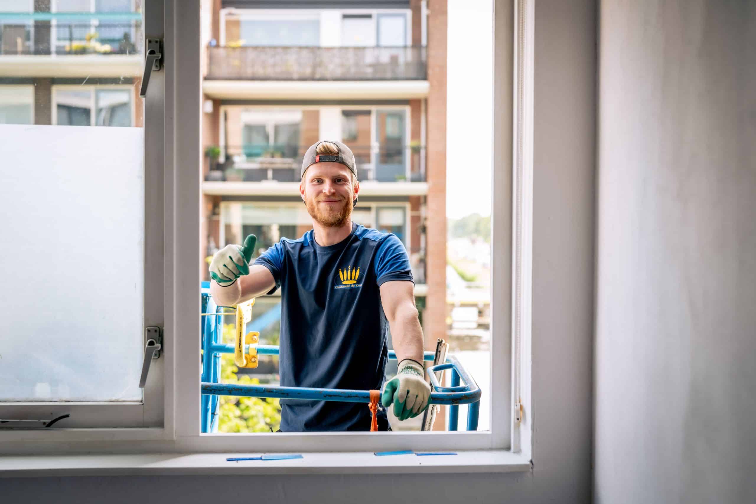 Professionele glaszetter in Noord-Scharwoude